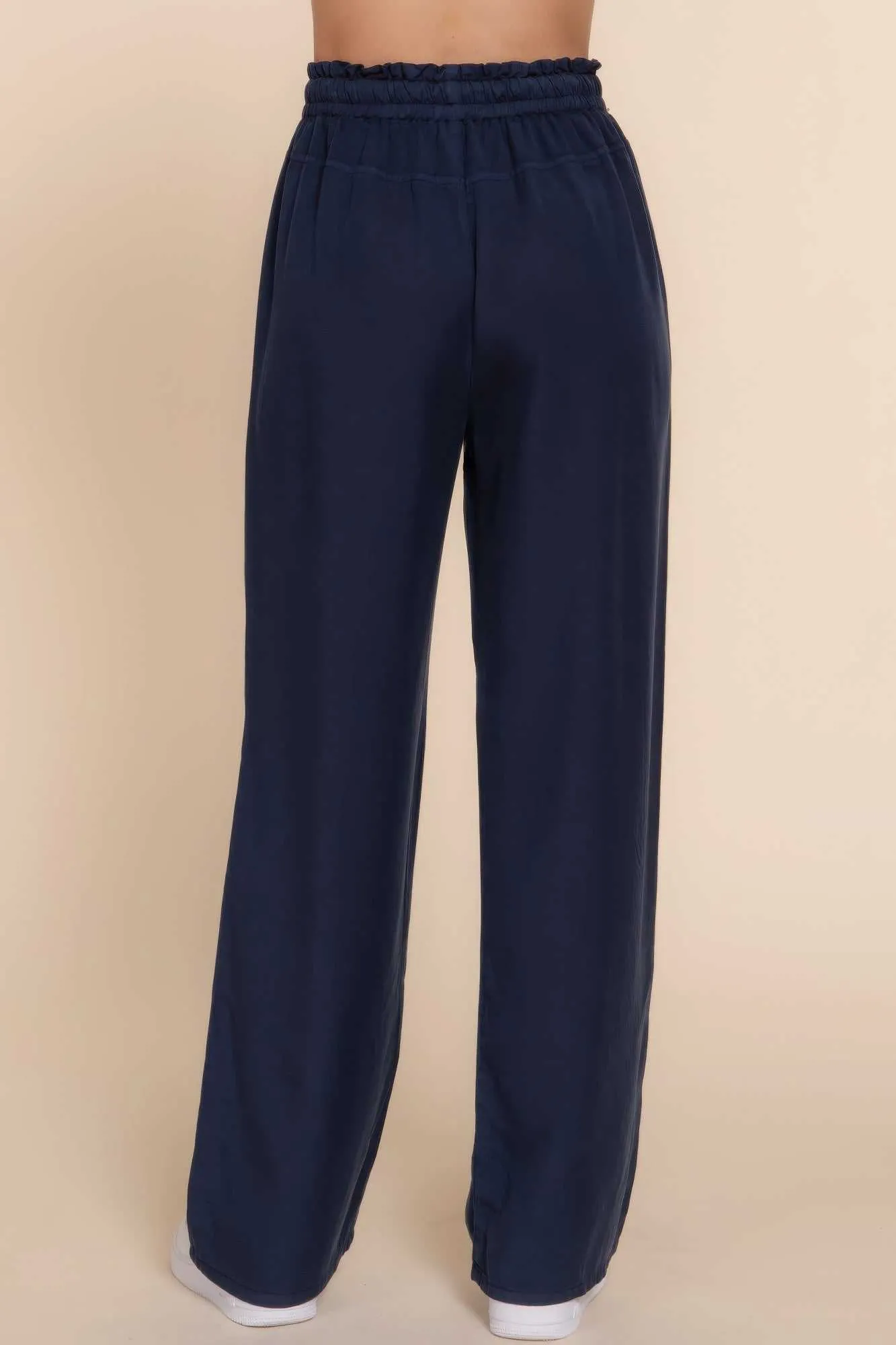Pants Elastic Waist Tencel Long Pants Perfect for Work Breathable Casual Comfort Comfortable