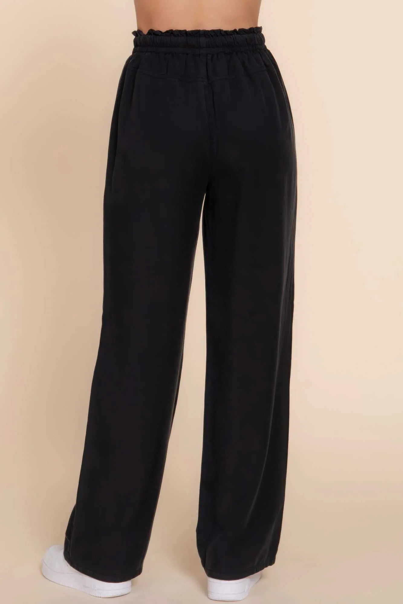 Pants Elastic Waist Tencel Long Pants Perfect for Work Breathable Casual Comfort Comfortable