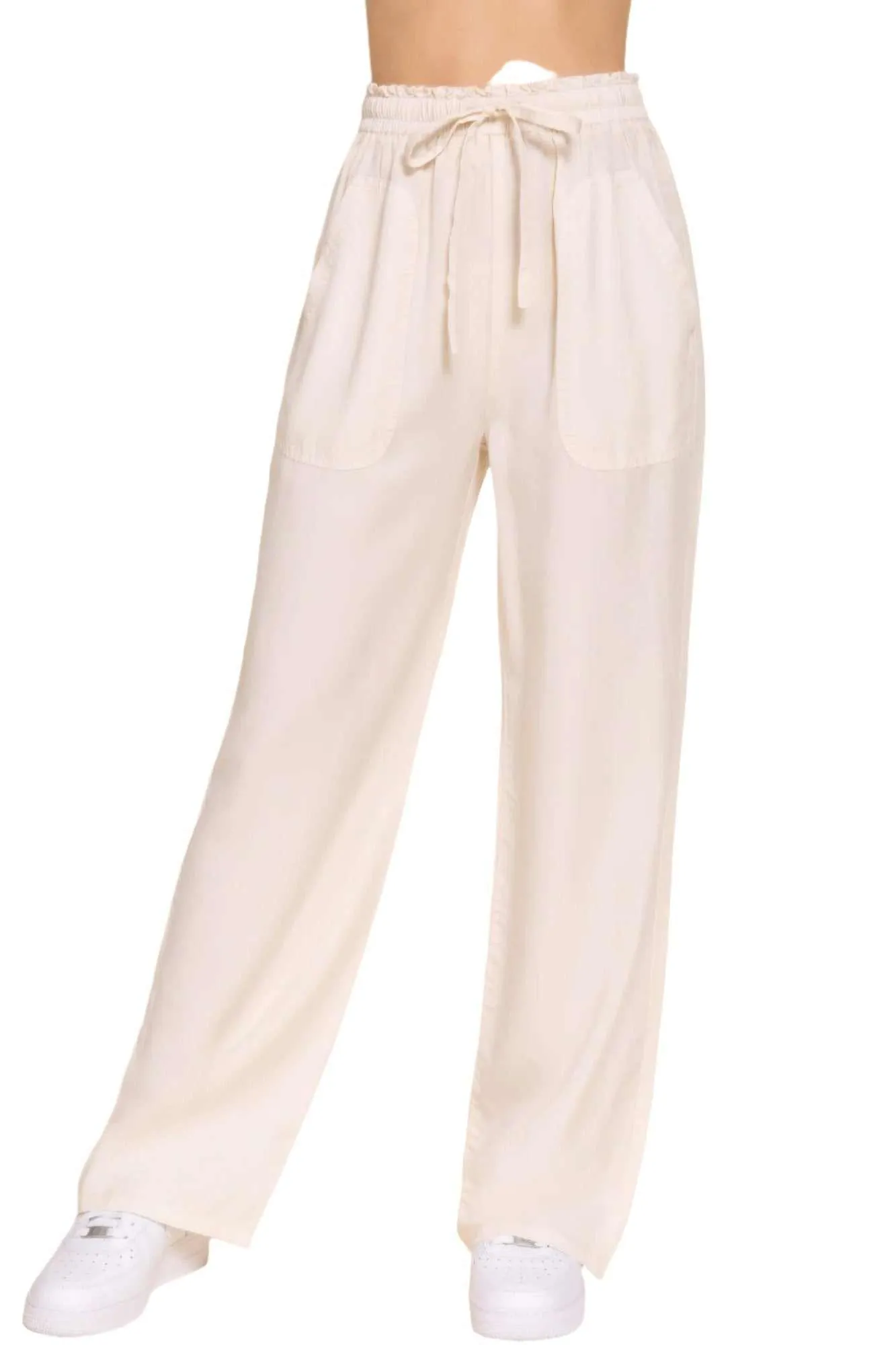 Pants Elastic Waist Tencel Long Pants Perfect for Work Breathable Casual Comfort Comfortable