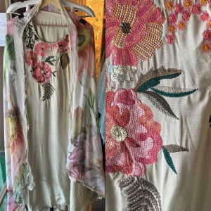 Pure muslin shirt with very designer concept