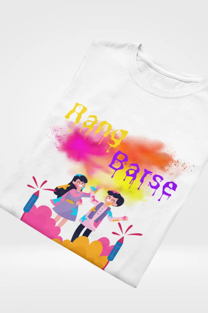 Rang Barse Holi T-shirt for women