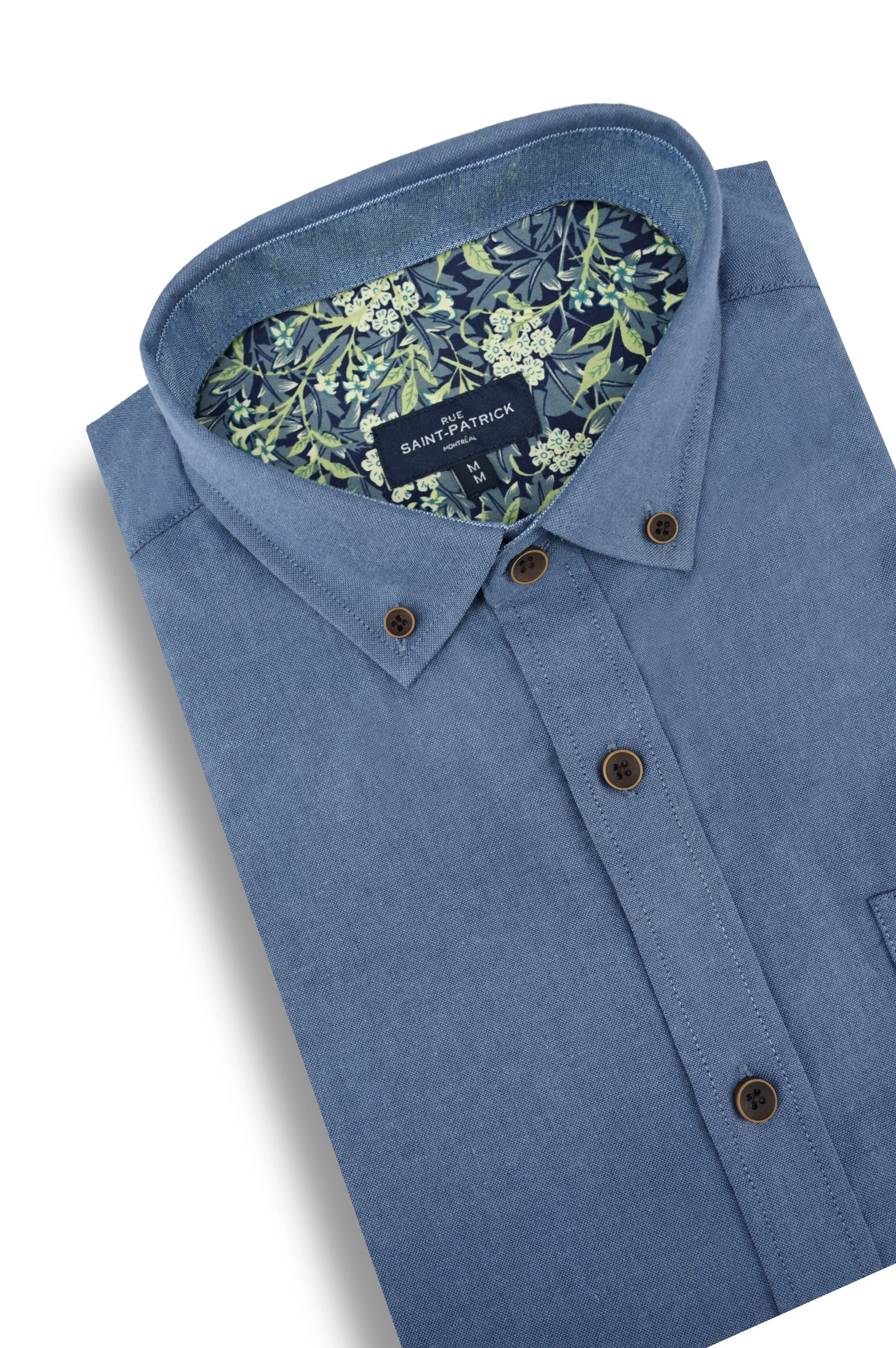 Rennes Easy-Care Shirt in Indigo