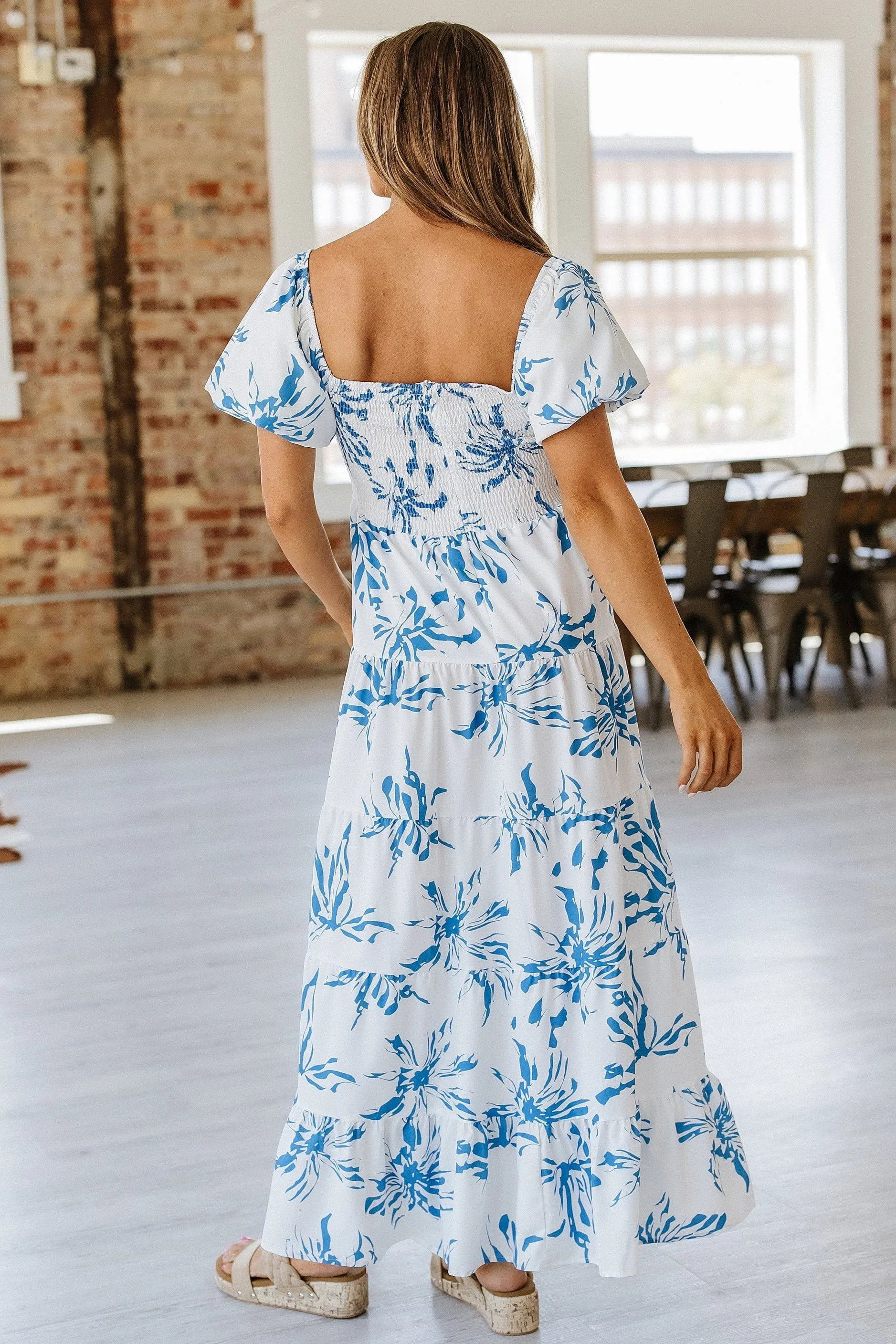 Rumi Bubble Sleeve Maxi Dress | S-XL