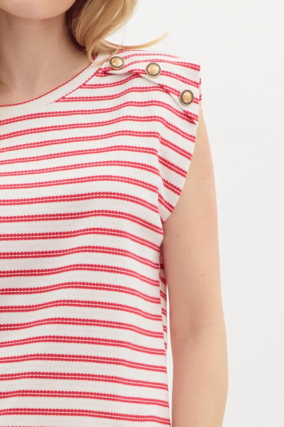 Setting Sail Casual Top - Red