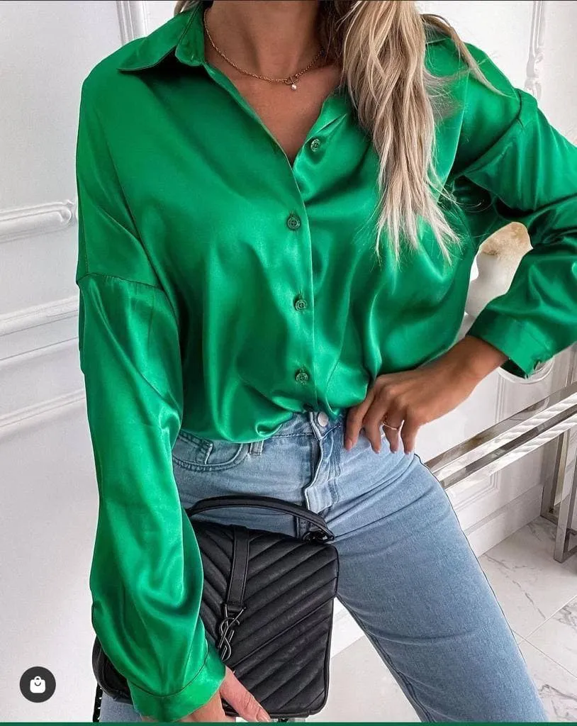 Silky plane shirt