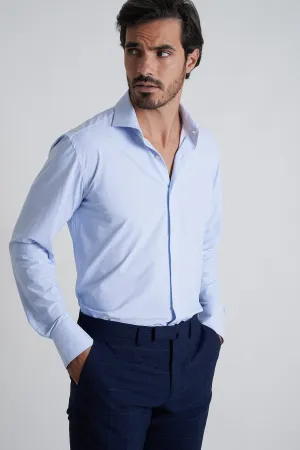 Slim fit italian fabric high comfort performance shirt