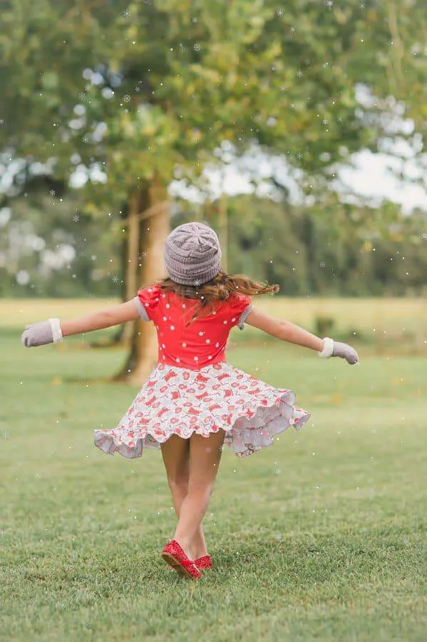 Snow Cute Twirl Dress