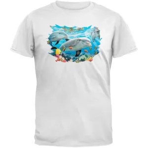 Solar Trans - Dolphin Friends White T-Shirt