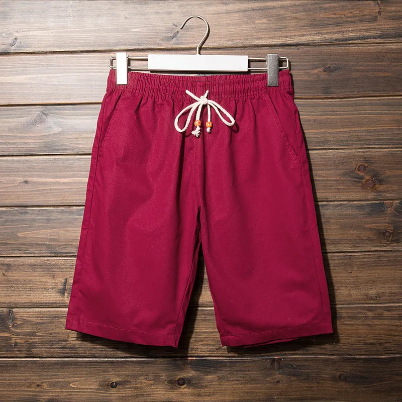 Summer Men Casual Shorts Bermuda Trendy Pants Beach Shorts