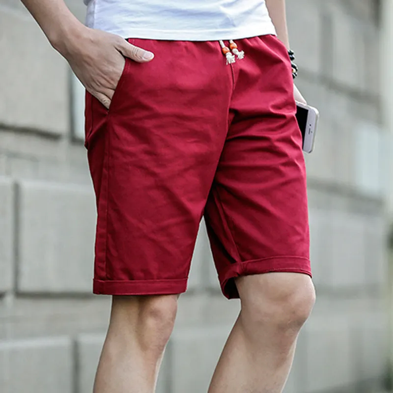 Summer Men Casual Shorts Bermuda Trendy Pants Beach Shorts
