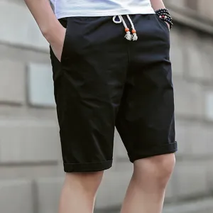 Summer Men Casual Shorts Bermuda Trendy Pants Beach Shorts