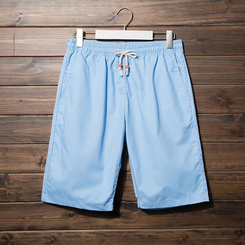 Summer Men Casual Shorts Bermuda Trendy Pants Beach Shorts