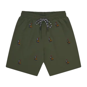THE CLASSIC SWIM SHORTS-ARMY