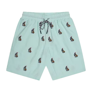 THE CLASSIC SWIM SHORTS- POWDER BLUE