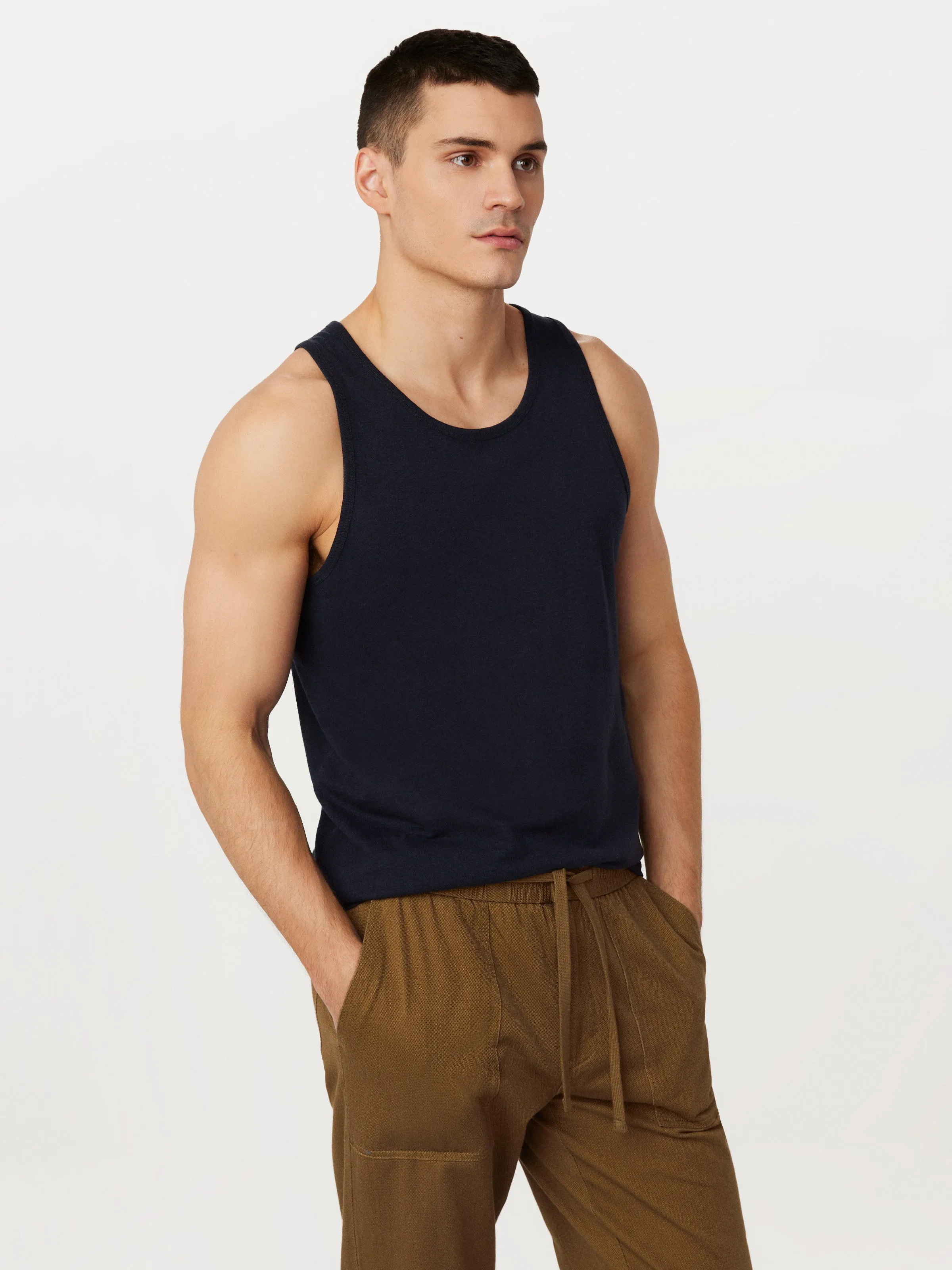 The Hemp Tank in Deep Blue
