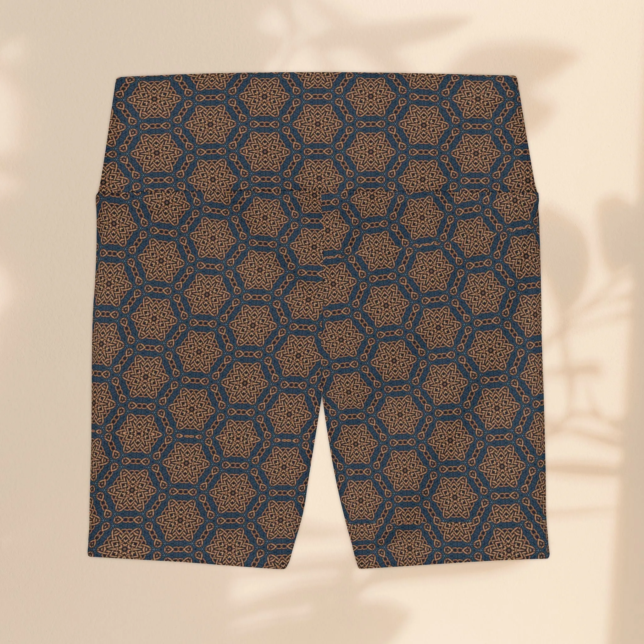 The Message Workout Shorts - Trendy Geometric Pattern for Active Lifestyle