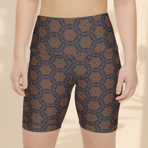 The Message Workout Shorts - Trendy Geometric Pattern for Active Lifestyle