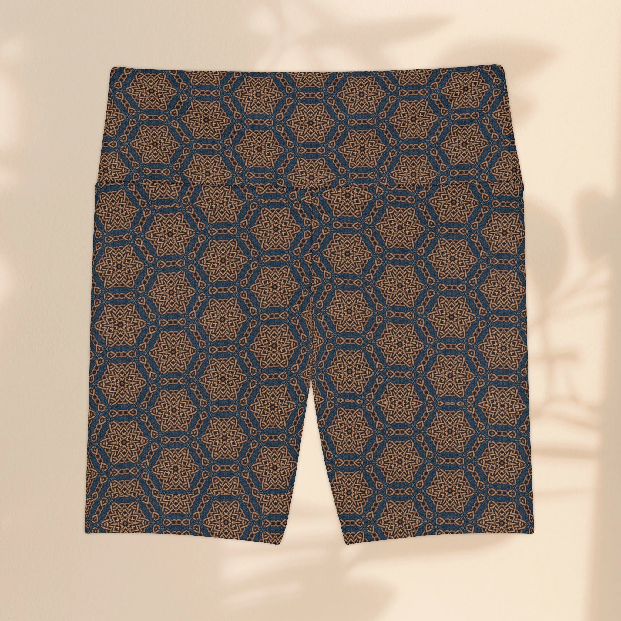 The Message Workout Shorts - Trendy Geometric Pattern for Active Lifestyle