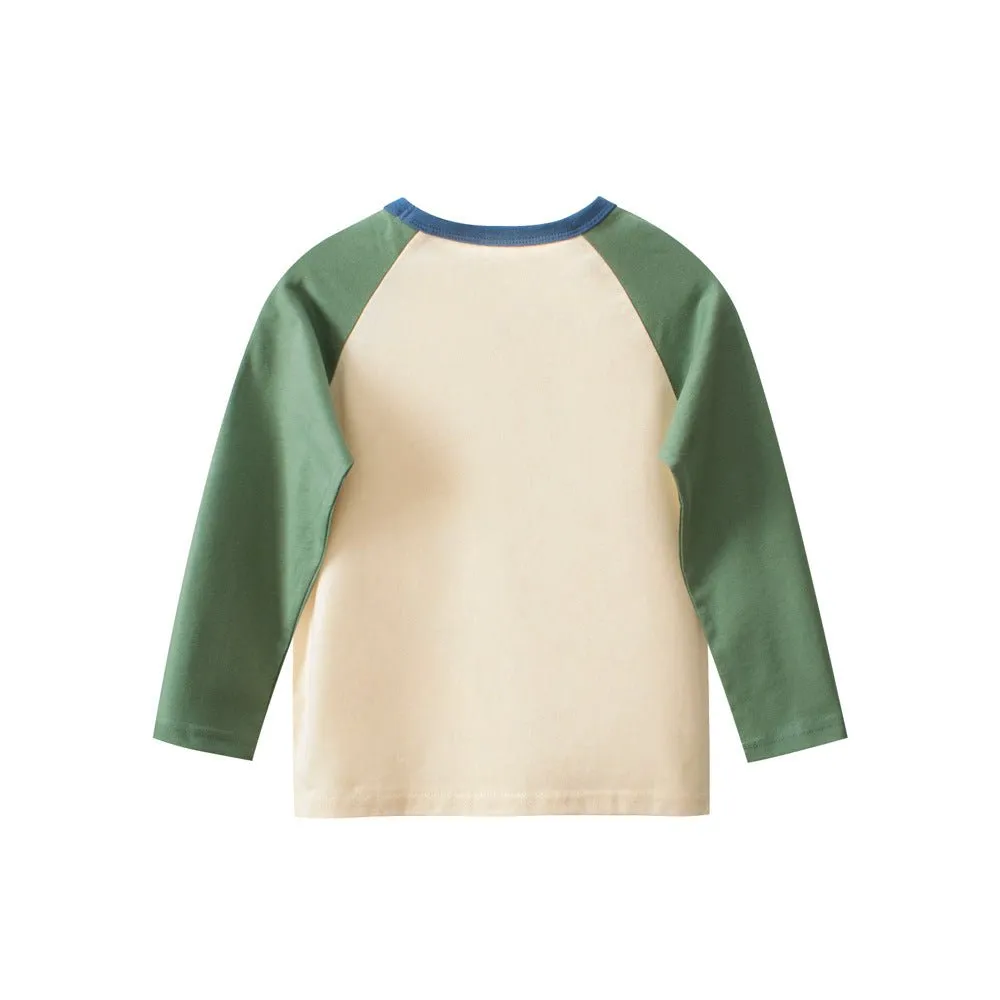 Toddler/Kid's Capsicum Veggie Print Long Sleeve Shirt