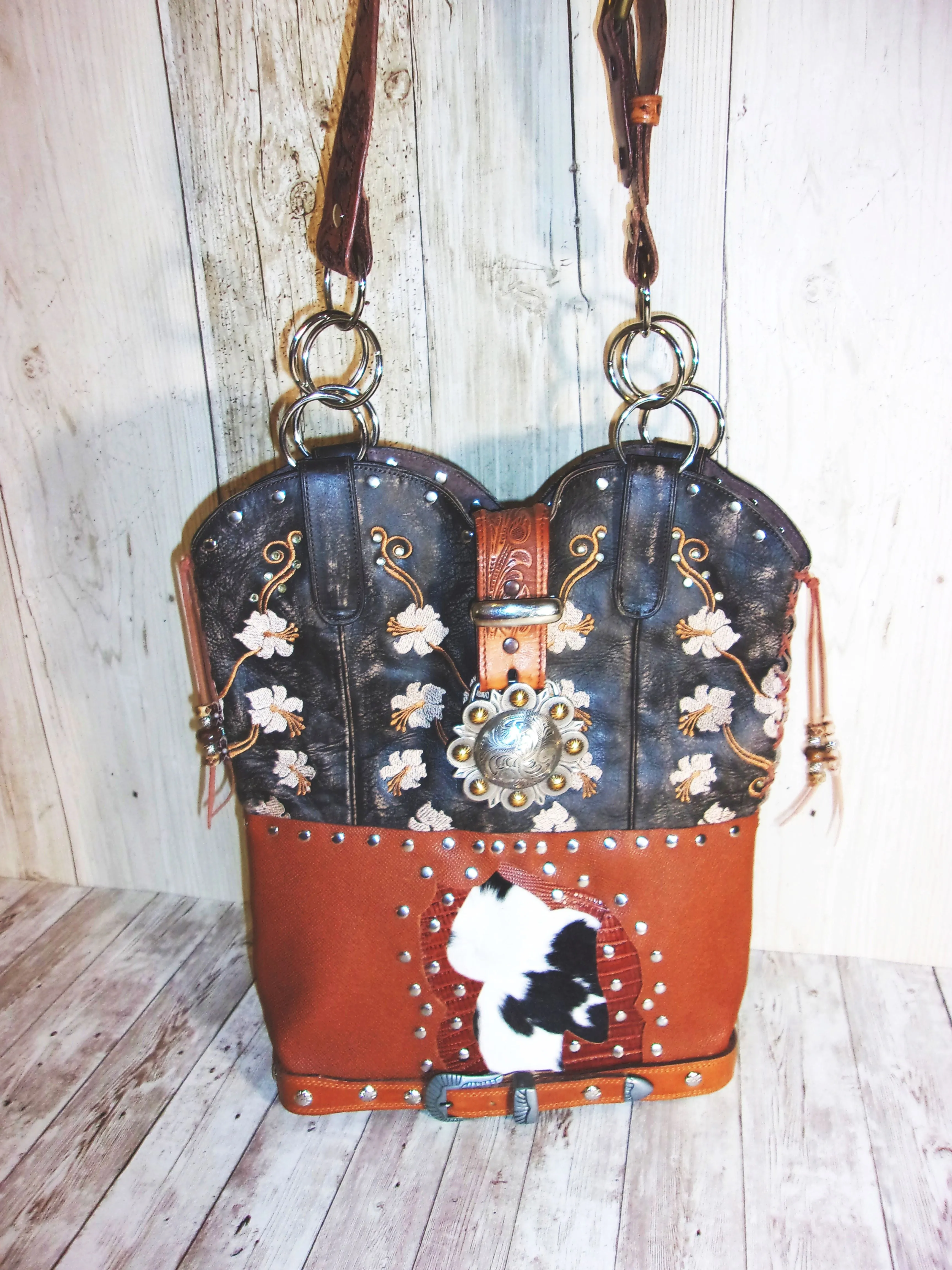 Top Shelf Cowboy Boot Purse TS277