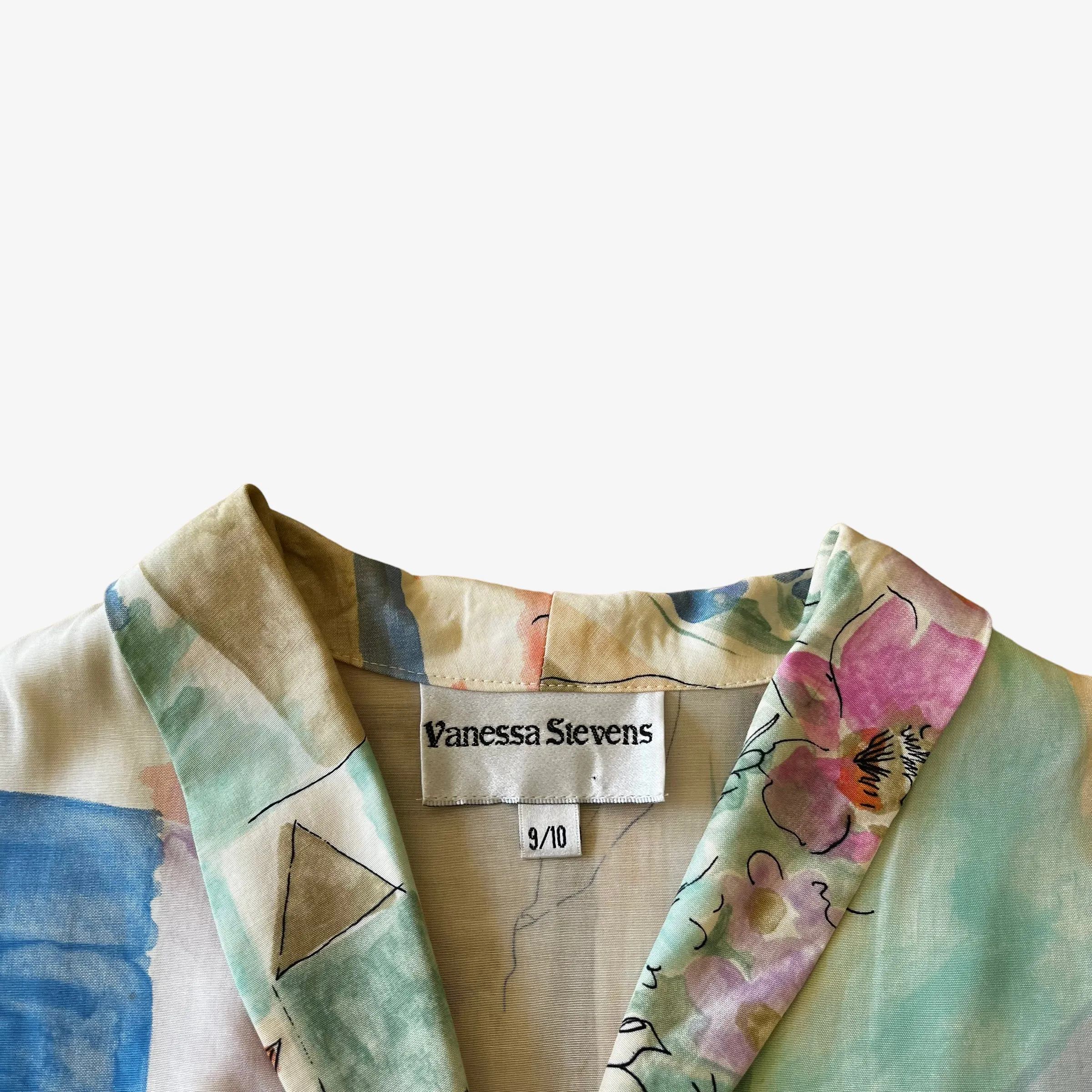 Vanessa Stevens Abstract Floral Print Shirt (Womenswear)