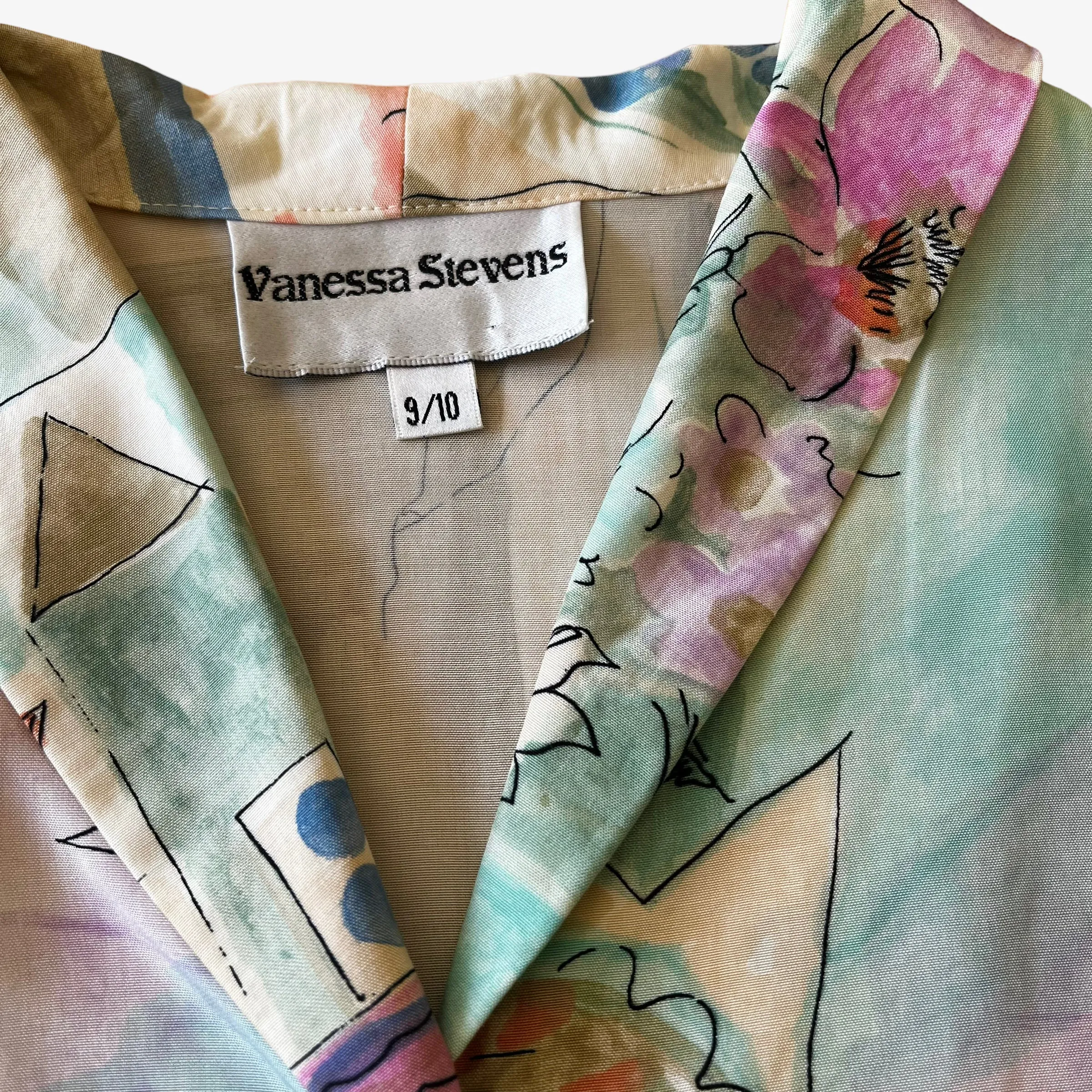 Vanessa Stevens Abstract Floral Print Shirt (Womenswear)