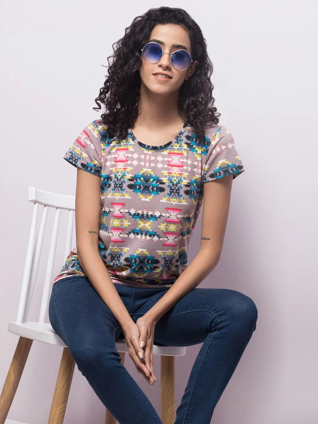 Vibrant Geometry T-Shirt