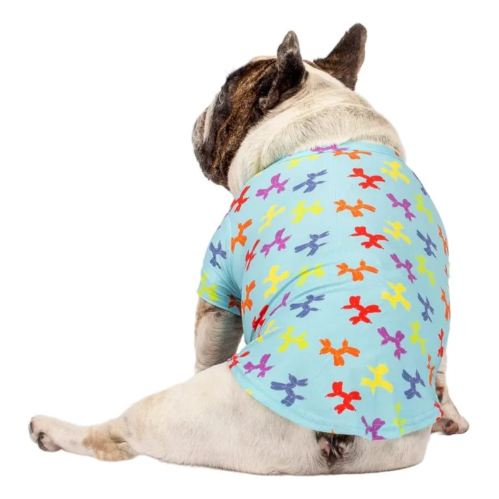 Vibrant Hound Balloon Dog Cooling  T Shirt