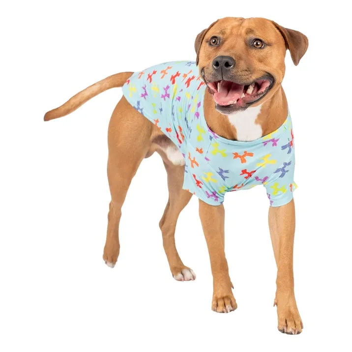 Vibrant Hound Balloon Dog Cooling  T Shirt