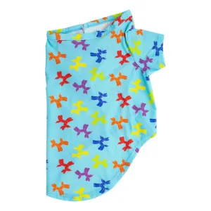Vibrant Hound Balloon Dog Cooling  T Shirt