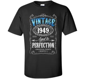 Vintage 1949 aged to perfection 67th birthday gift t shirt