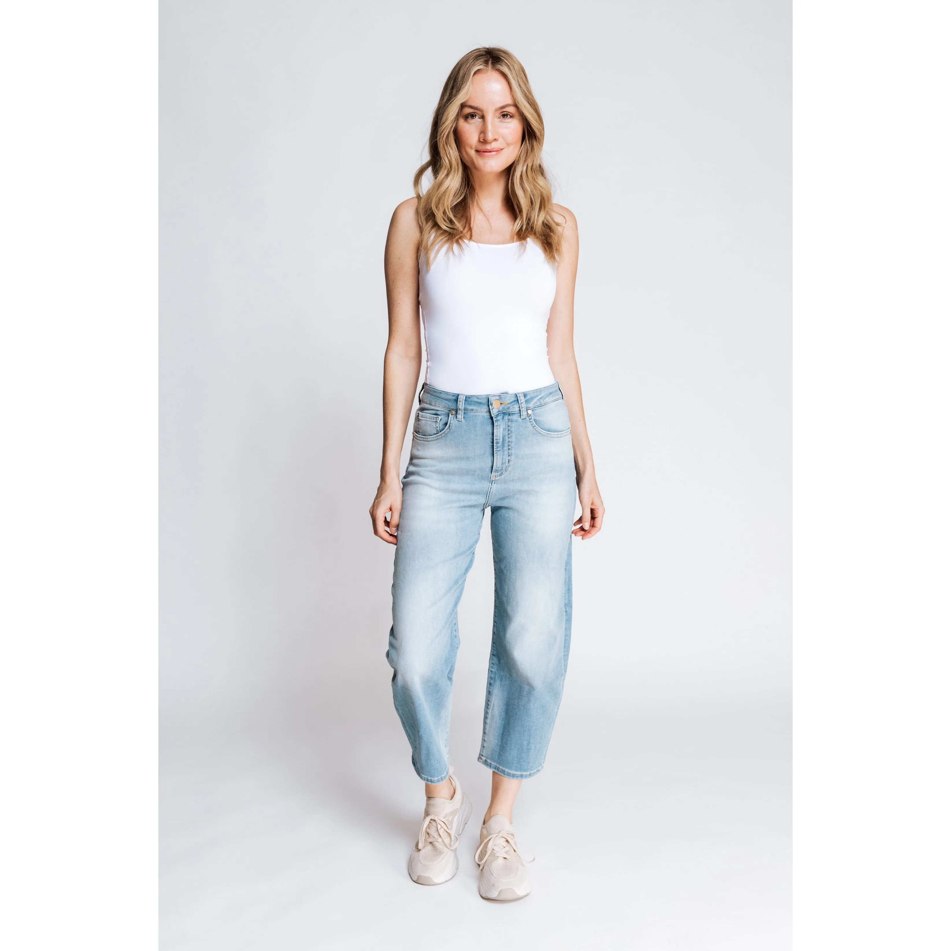 Wide Leg Denim Pants
