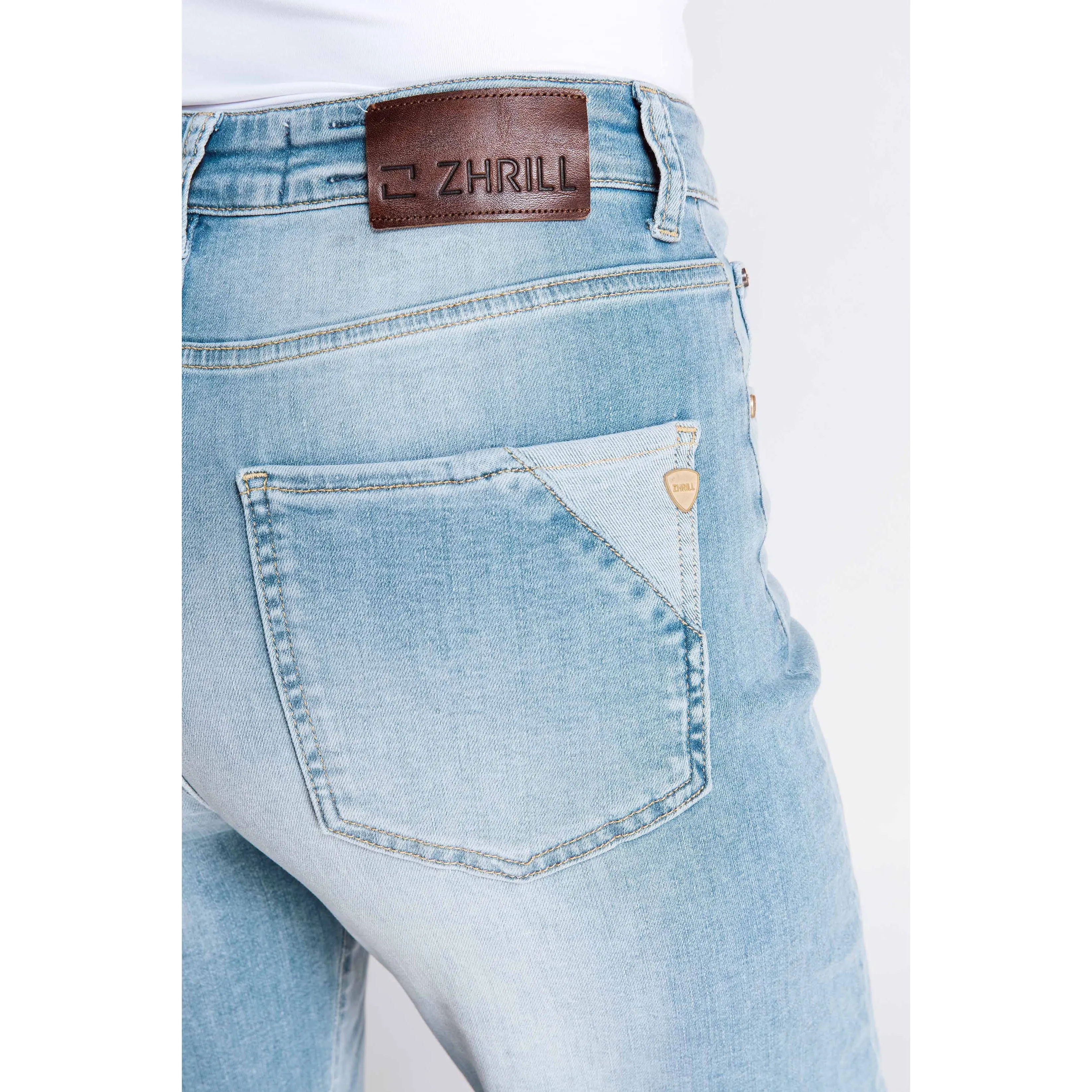 Wide Leg Denim Pants