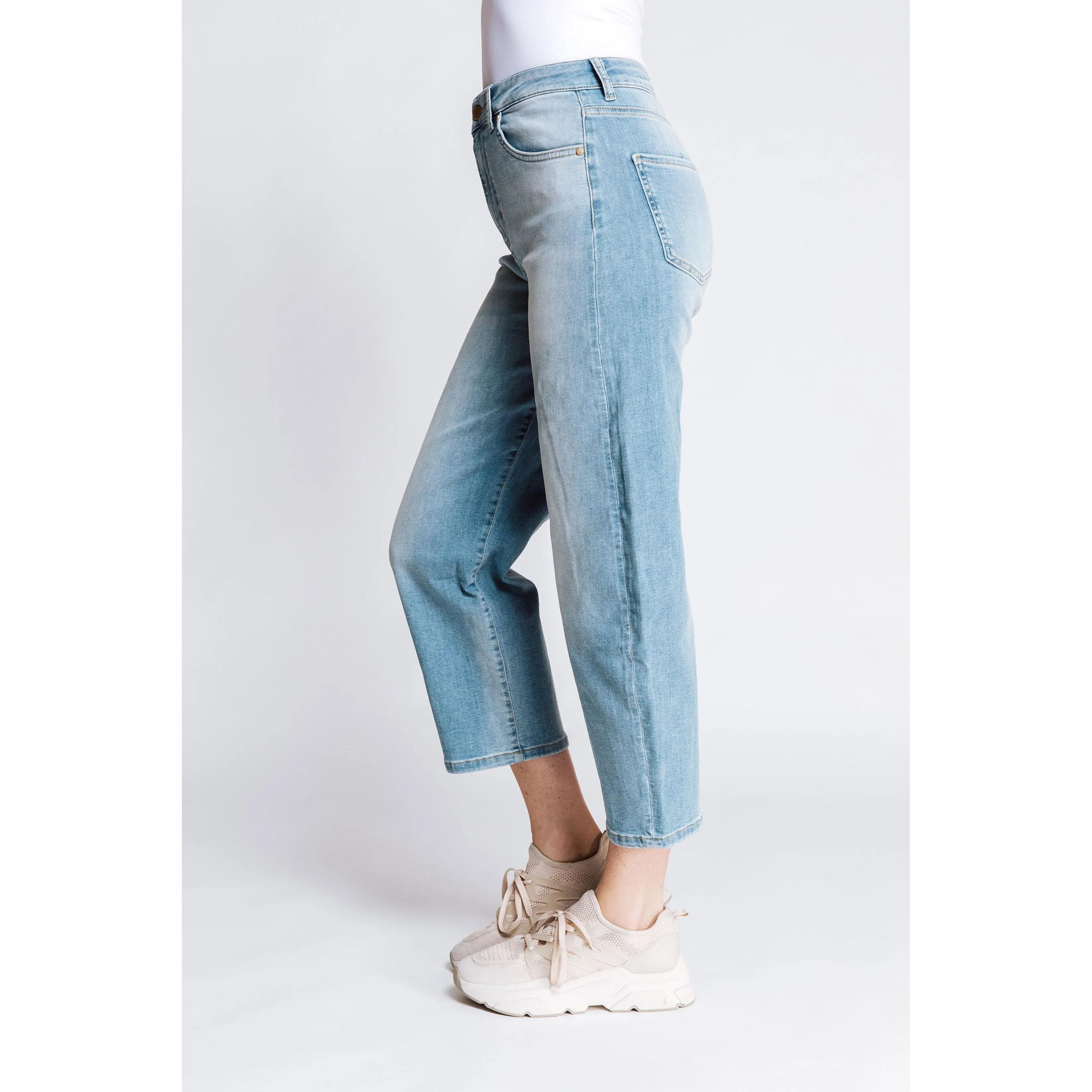 Wide Leg Denim Pants
